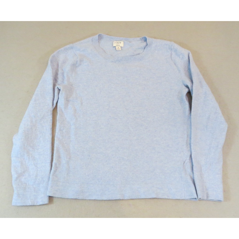 J Crew Teddie Cotton Wool Blend‎ Sustainable Soft Knit Ribbed Sweater Women's M